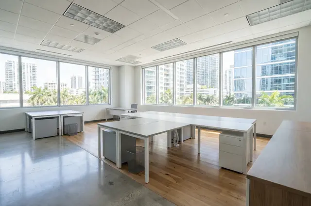 Clean modern Miami office